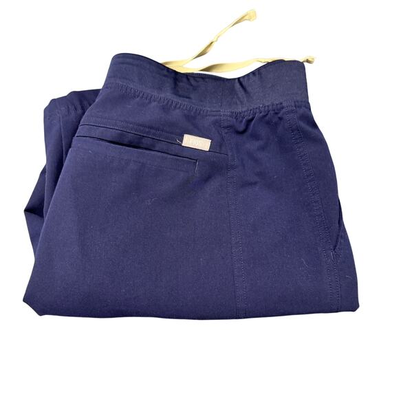 Figs Scrub Pants Mens XL Axim Cargo Navy Blue 32" Inseam Drawstring + Pockets - Picture 1 of 9